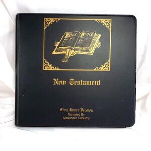 Holy Bible New Testament  KJV Narrated By Alexander Scourby Audio Cassette Set